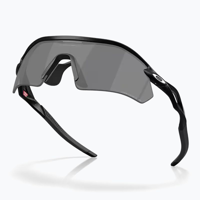 Occhiali da sole polarizzati Oakley Radar Plate nero opaco/prizm nero 4