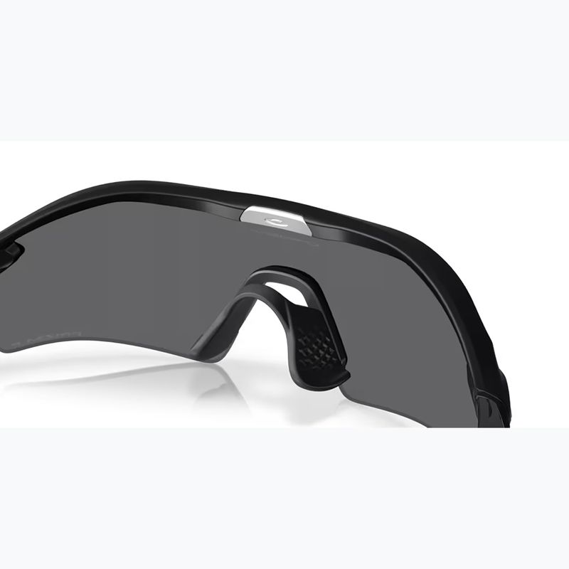 Occhiali da sole polarizzati Oakley Radar Plate nero opaco/prizm nero 7