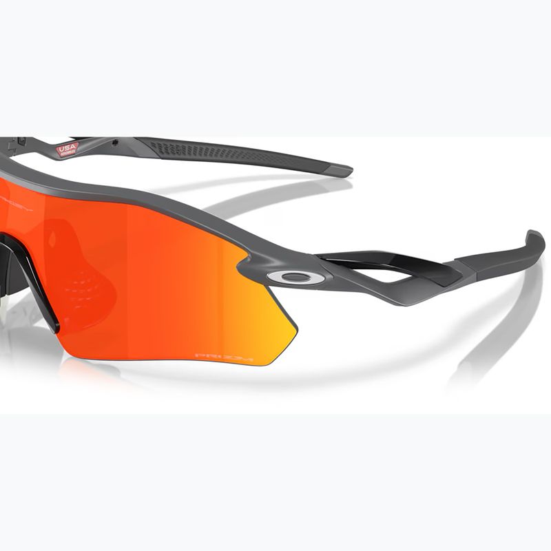 Occhiali da sole Oakley Radar Plate carbonio opaco / rubino Prizm 6