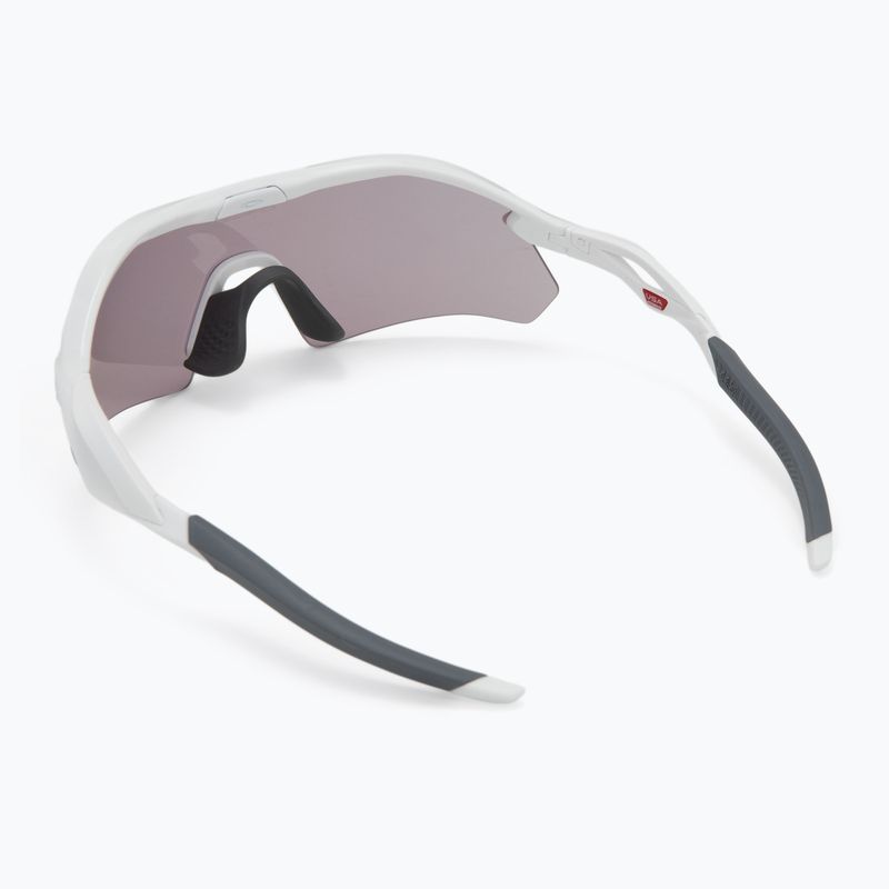 Occhiali da sole Oakley Radar Plate bianco lucido/prisma ardesia 3