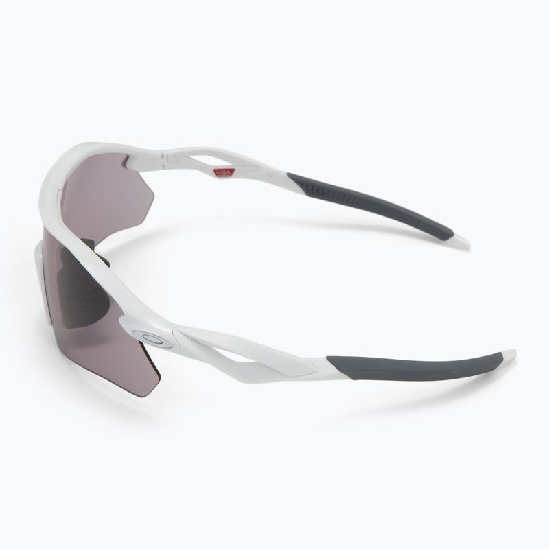 Occhiali da sole Oakley Radar Plate bianco lucido/prisma ardesia 4