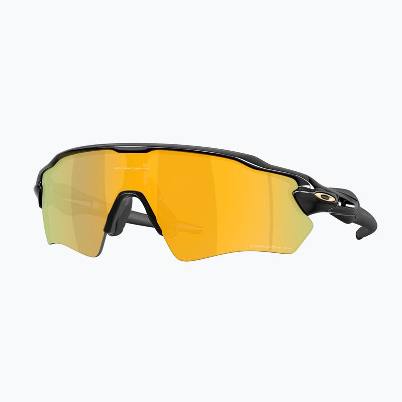 Occhiali da sole polarizzati Oakley Radar EV S Path nero opaco/prizm nero