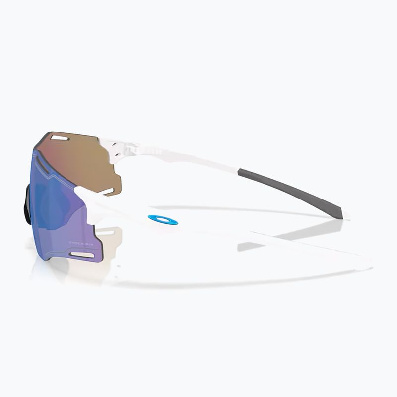 Occhiali da sole Oakley Cybr Zero bianco lucido/prisma zaffiro 5