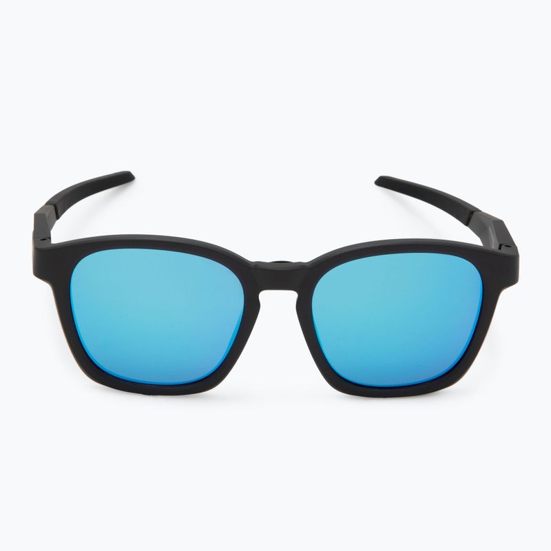Occhiali da sole Oakley Shackle nero opaco/prizm zaffiro 2