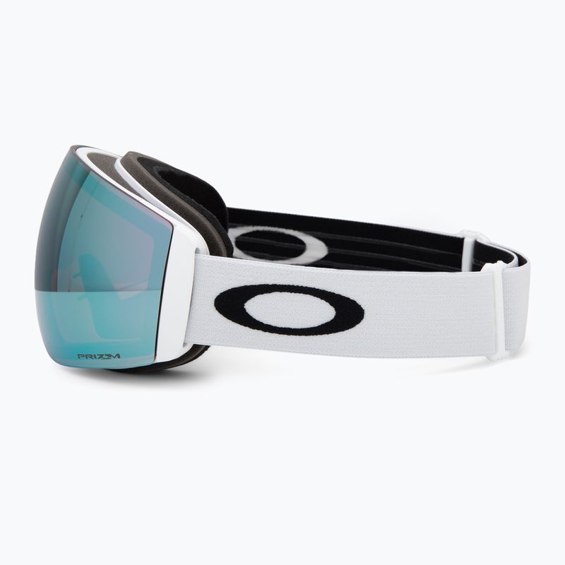 Maschera da sci Oakley Flight Deck Pro M Matte White/Prizm Sapphire/Prizm Sage go 5