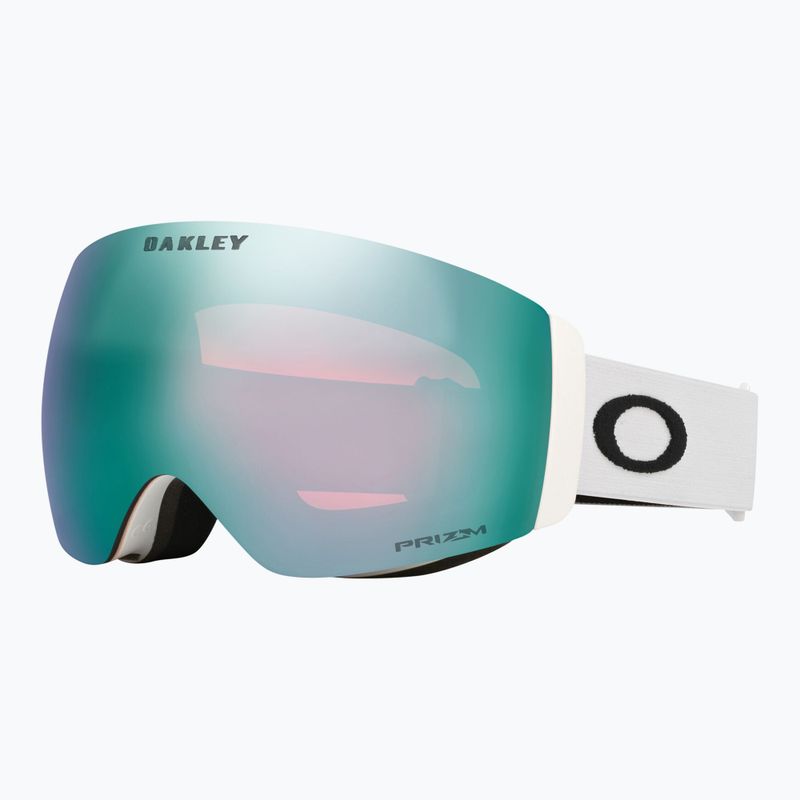 Maschera da sci Oakley Flight Deck Pro M Matte White/Prizm Sapphire/Prizm Sage go 5
