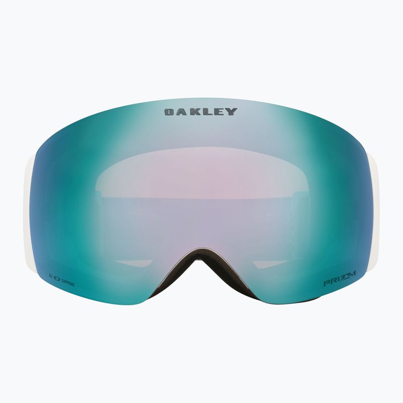 Maschera da sci Oakley Flight Deck Pro M matte white/prizm sapphire/prizm iced 8