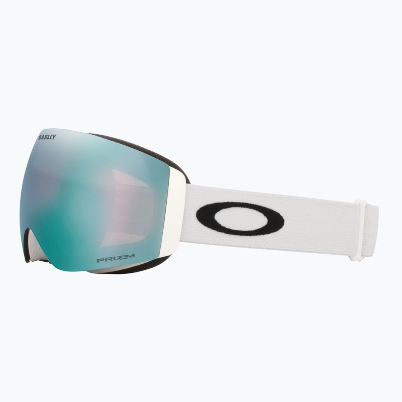 Maschera da sci Oakley Flight Deck Pro M matte white/prizm sapphire/prizm iced 12