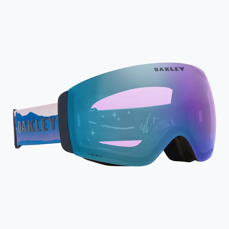 Maschera da sci Oakley Flight Deck Pro M Mikaela shiffrin sig/prizm iced/prizm sapphire