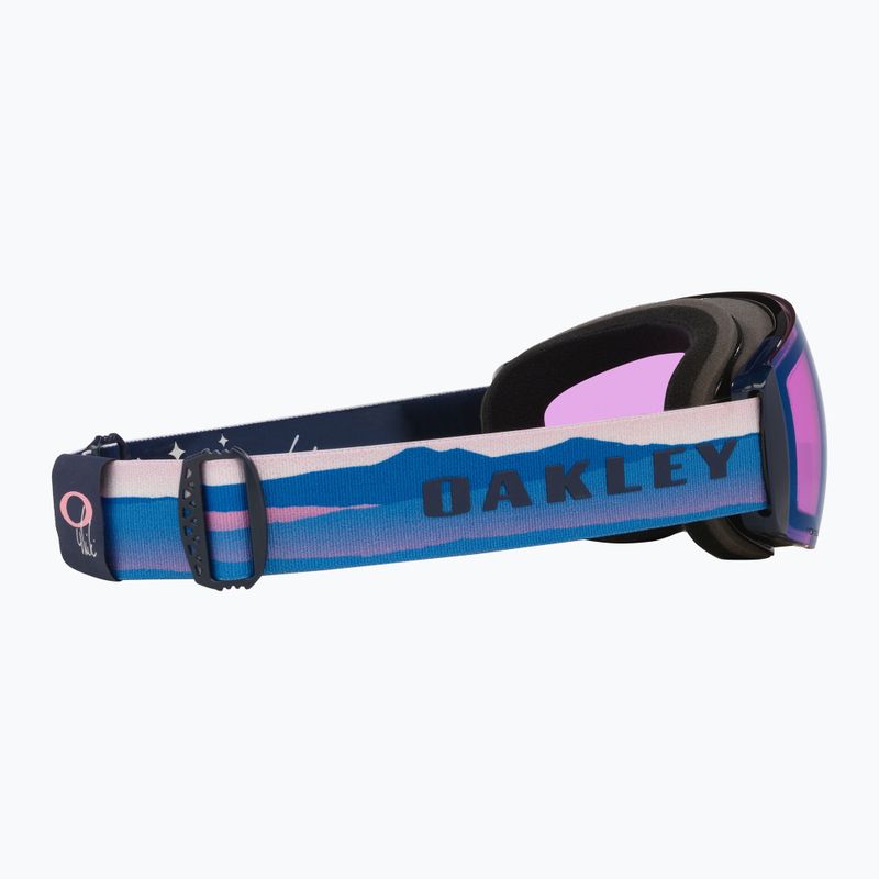 Maschera da sci Oakley Flight Deck Pro M Mikaela shiffrin sig/prizm iced/prizm sapphire 7