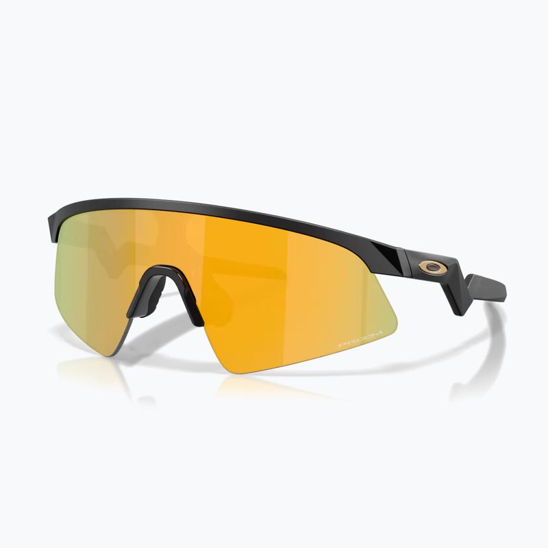 Occhiali da sole per bambini Oakley Resistor Sweep polished matte black/prizm 24k