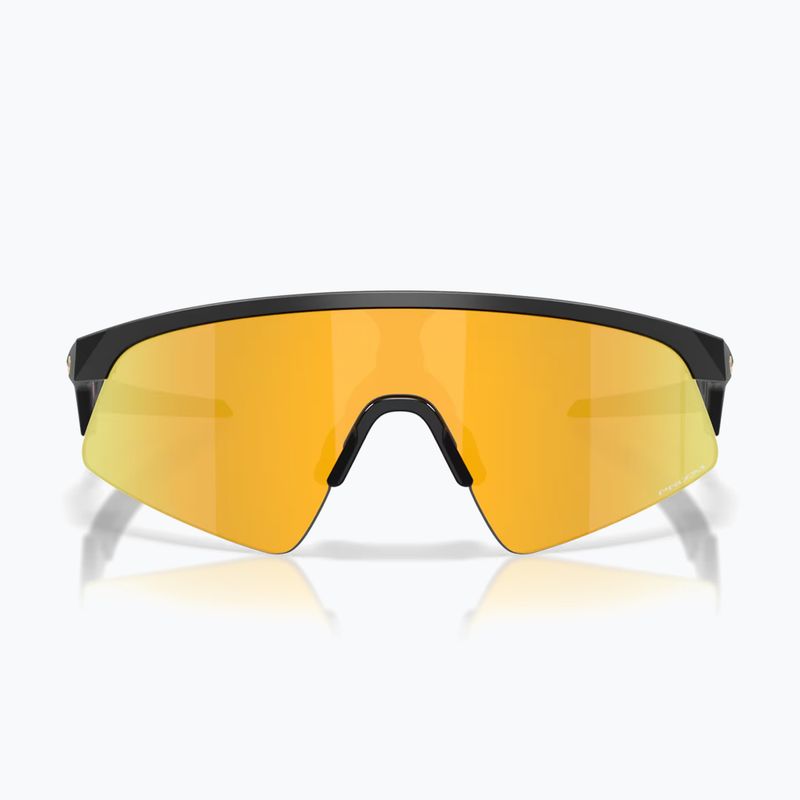 Occhiali da sole per bambini Oakley Resistor Sweep polished matte black/prizm 24k 2
