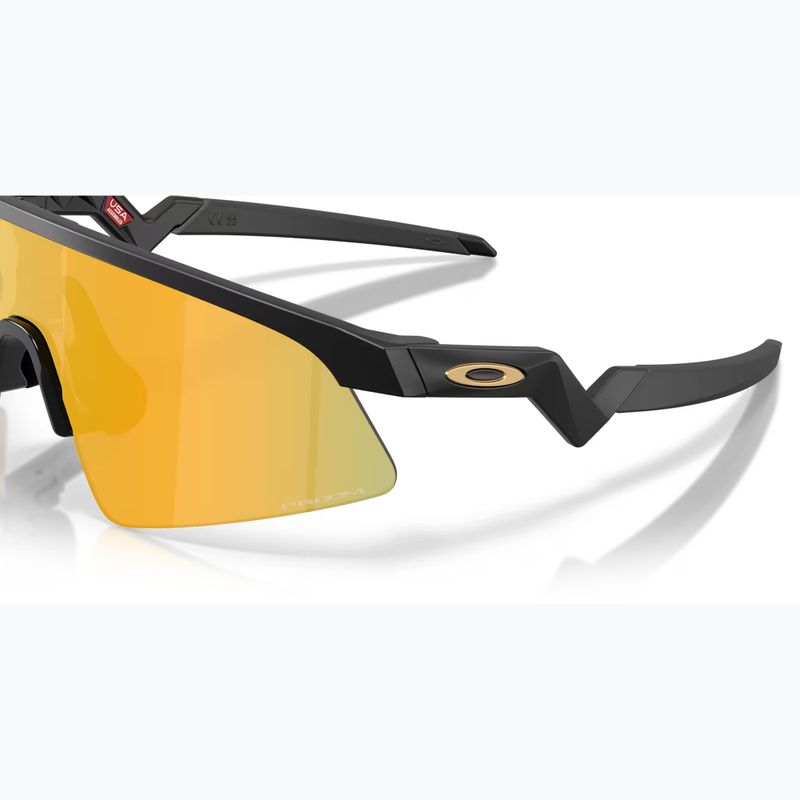 Occhiali da sole per bambini Oakley Resistor Sweep polished matte black/prizm 24k 6