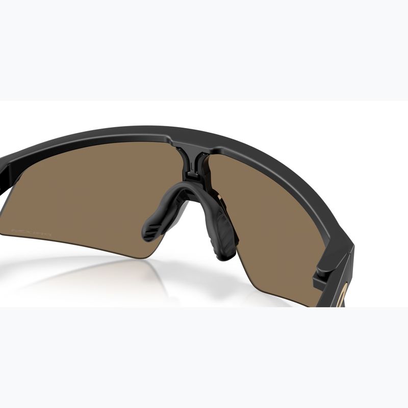 Occhiali da sole per bambini Oakley Resistor Sweep polished matte black/prizm 24k 7