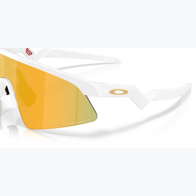 Occhiali da sole per bambini Oakley resistor sweep matte white/prizm 24k 6