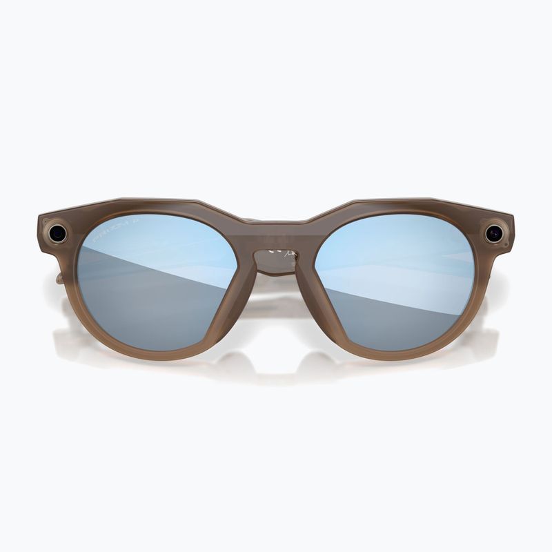 Occhiali con telecamera Oakley Meta HSTN brown smoke/prizm deep water polarized 2