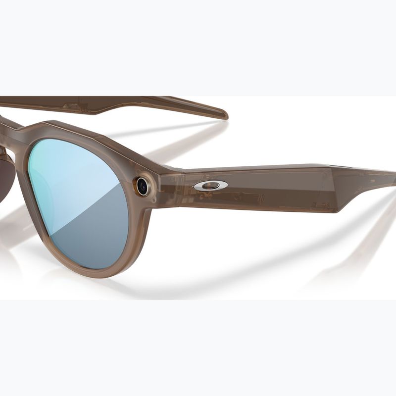 Occhiali con telecamera Oakley Meta HSTN brown smoke/prizm deep water polarized 7