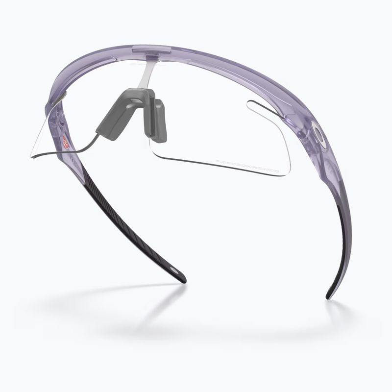 Occhiali da sole Oakley RSLV Lite matte trans lilac/clear to black iridium photo 4