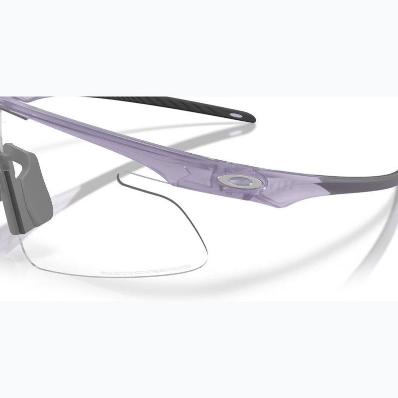 Occhiali da sole Oakley RSLV Lite matte trans lilac/clear to black iridium photo 6