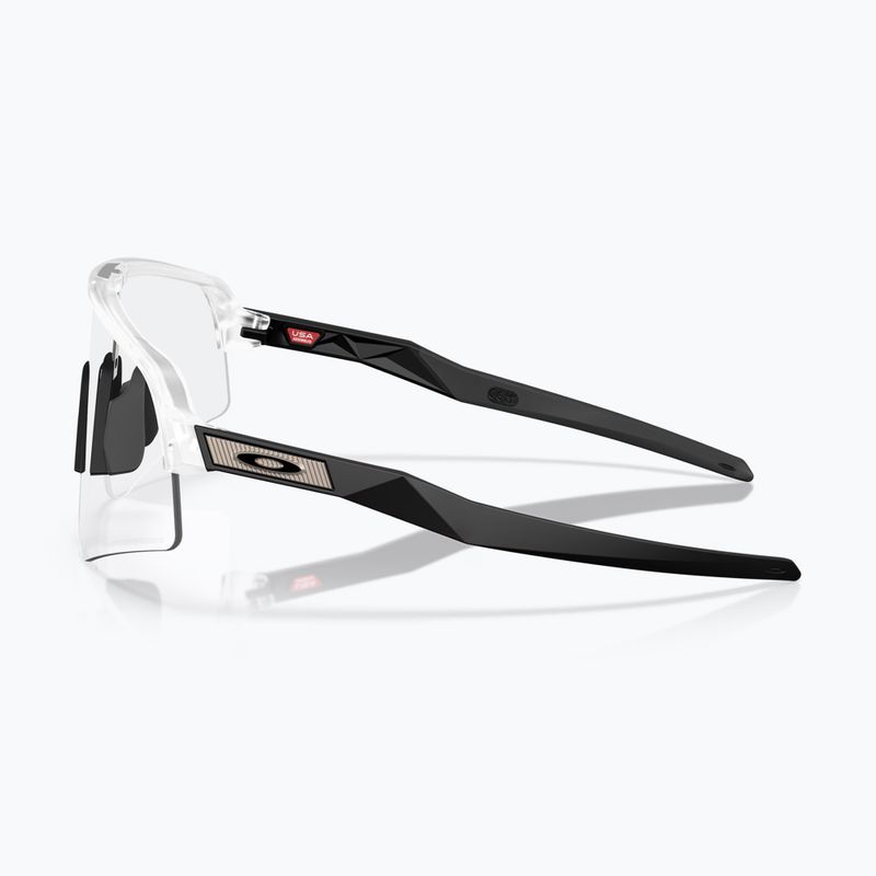 Occhiali da sole Oakley Sutro Lite Sweep matte clear/clear to black iridium photochromic 3