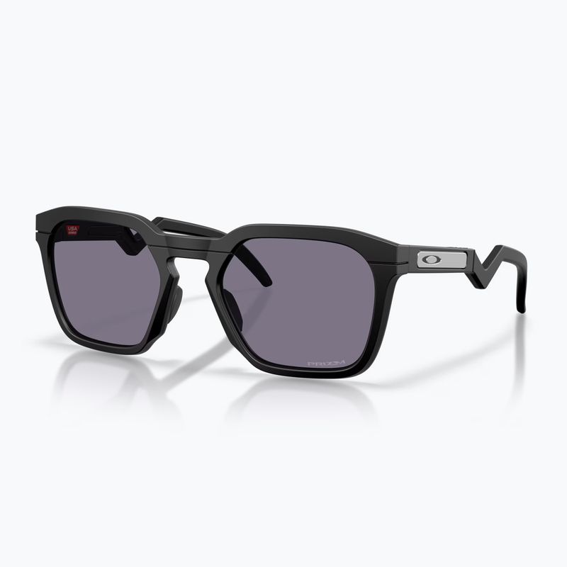 Occhiali da sole Oakley HSTN SQ matte black/prizm grey