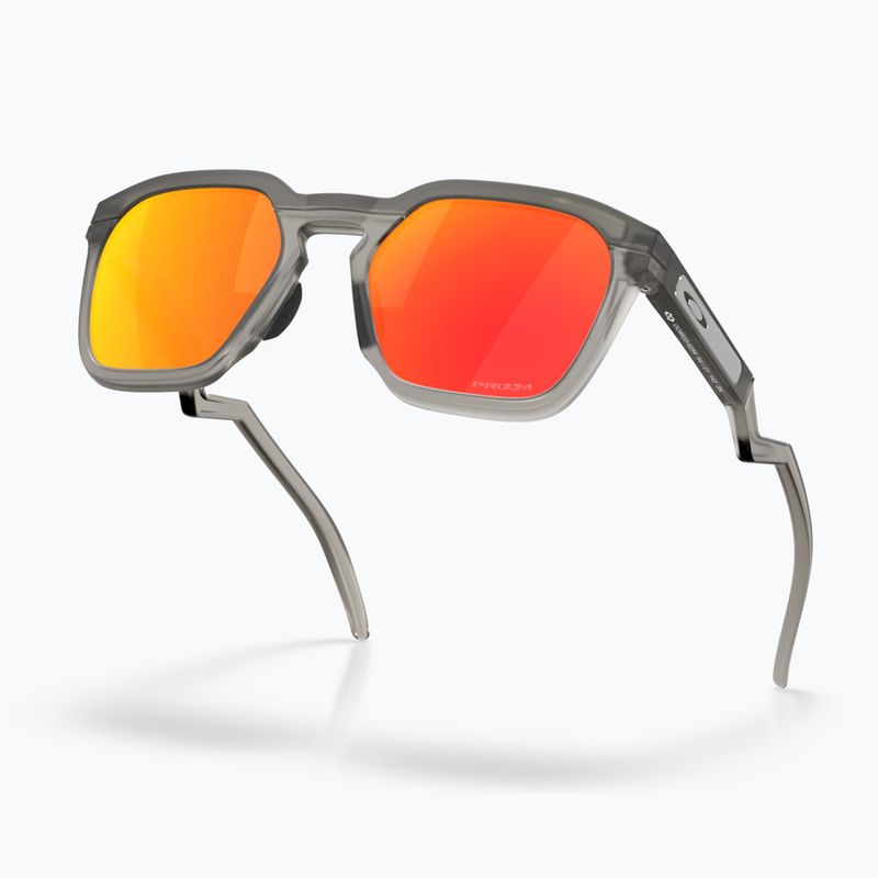 Occhiali da sole Oakley HSTN SQ matte grey smoke 4