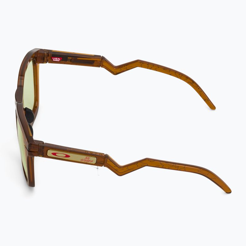 Occhiali da sole Oakley HSTN SQ 10t dark amber 4