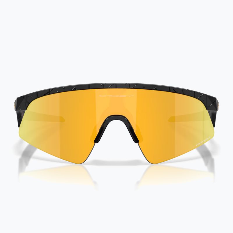 Occhiali da sole per bambini Oakley Resistor Sweep matte black splatter/prizm 24k 2