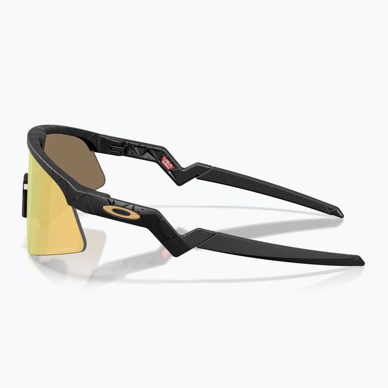 Occhiali da sole per bambini Oakley Resistor Sweep matte black splatter/prizm 24k 3