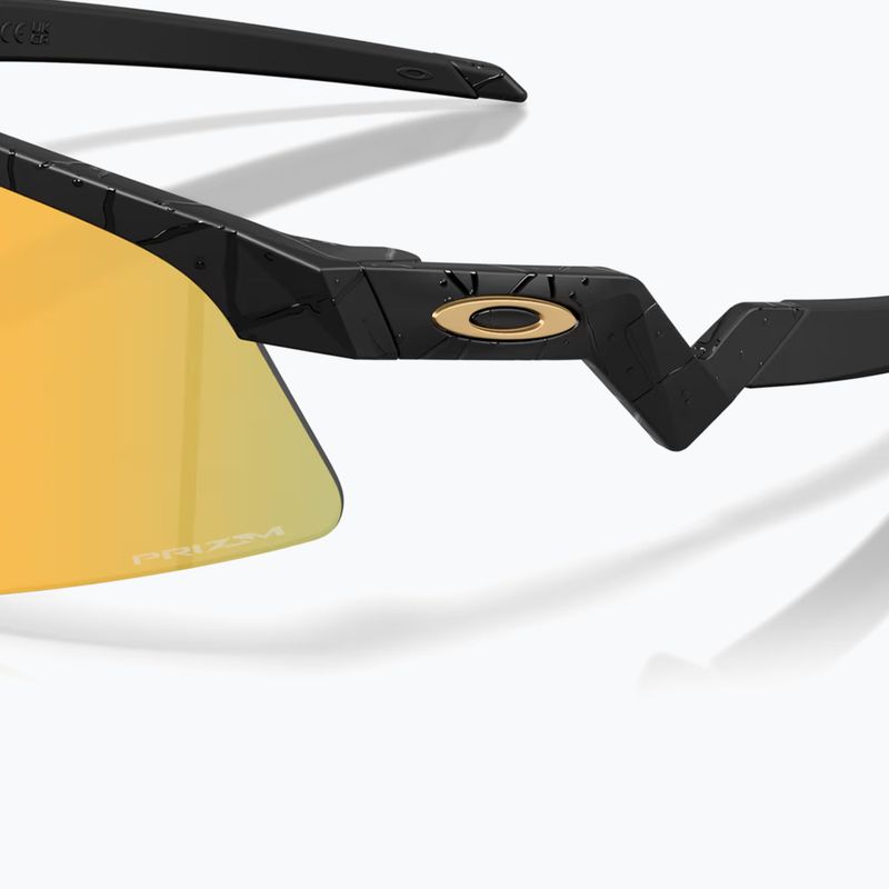 Occhiali da sole per bambini Oakley Resistor Sweep matte black splatter/prizm 24k 6