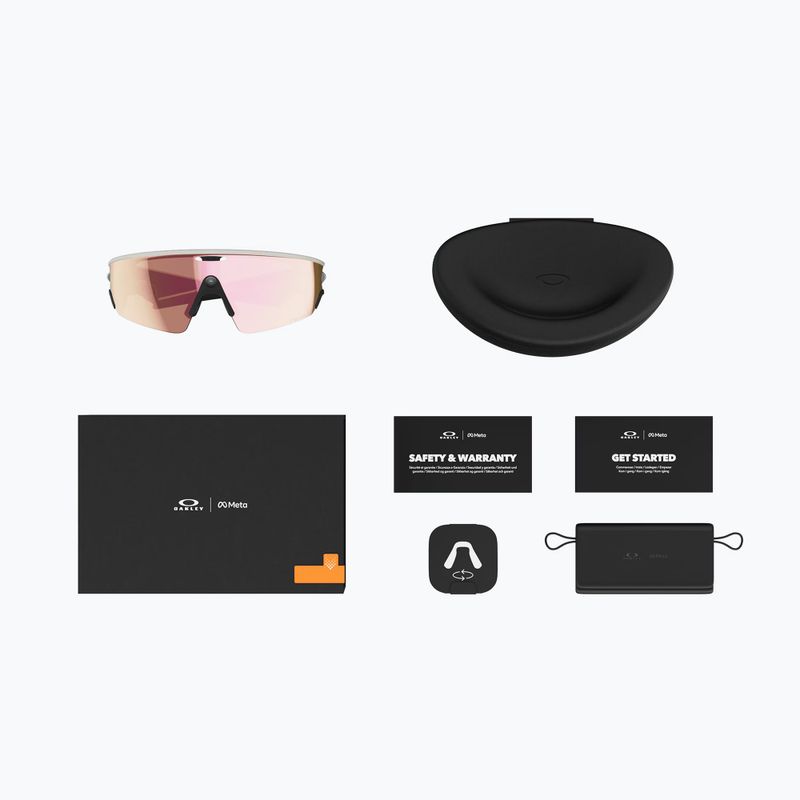 Occhiali da sole Oakley Meta Vanguard white/prizm rose gold 7