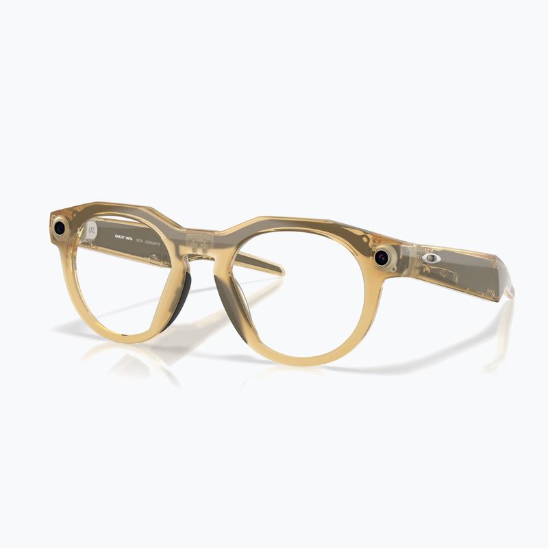 Occhiali con telecamera Oakley Meta HSTN light curry/transitions brown 4