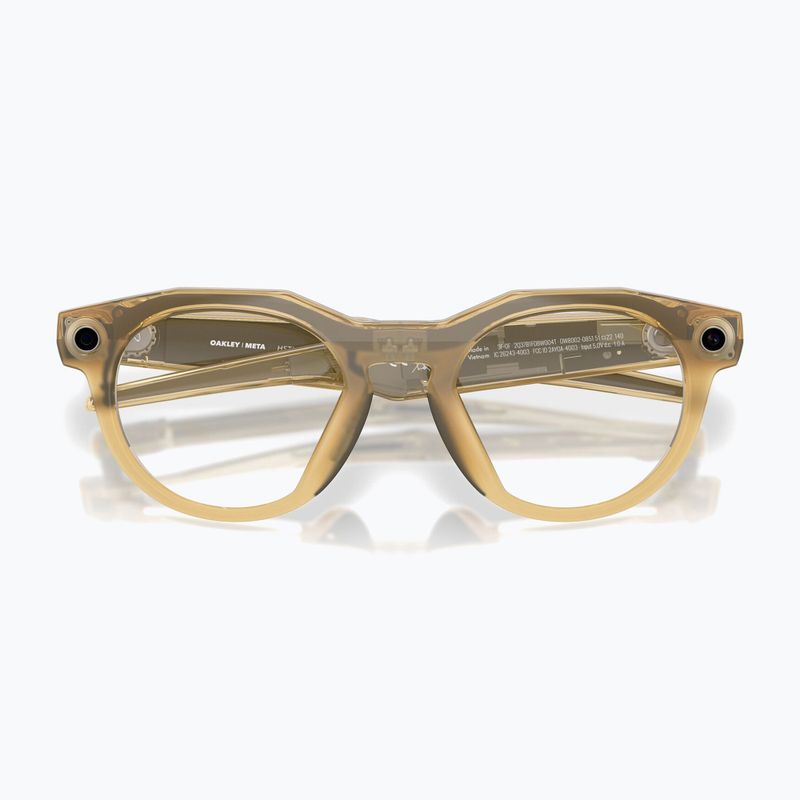 Occhiali con telecamera Oakley Meta HSTN light curry/transitions brown 5