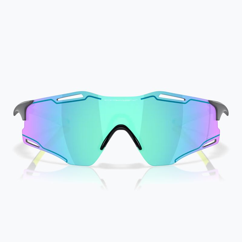 Occhiali da sole Oakley Cybr Zero matte carbon/prizm sapphire with uranium ink 2