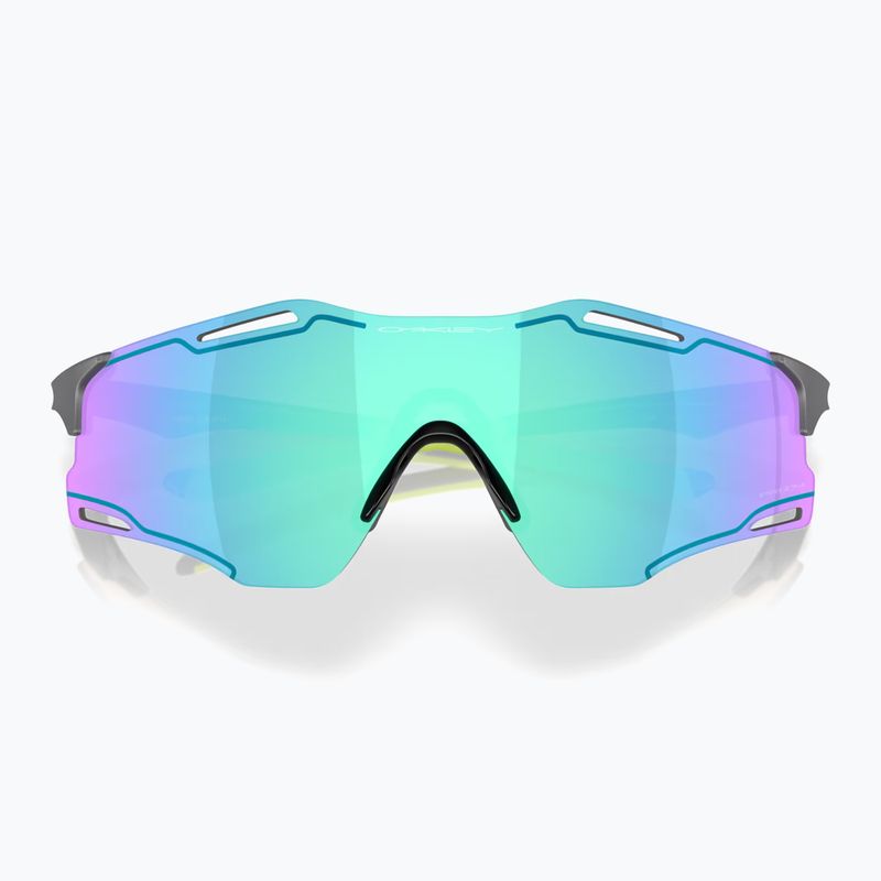 Occhiali da sole Oakley Cybr Zero matte carbon/prizm sapphire with uranium ink 5