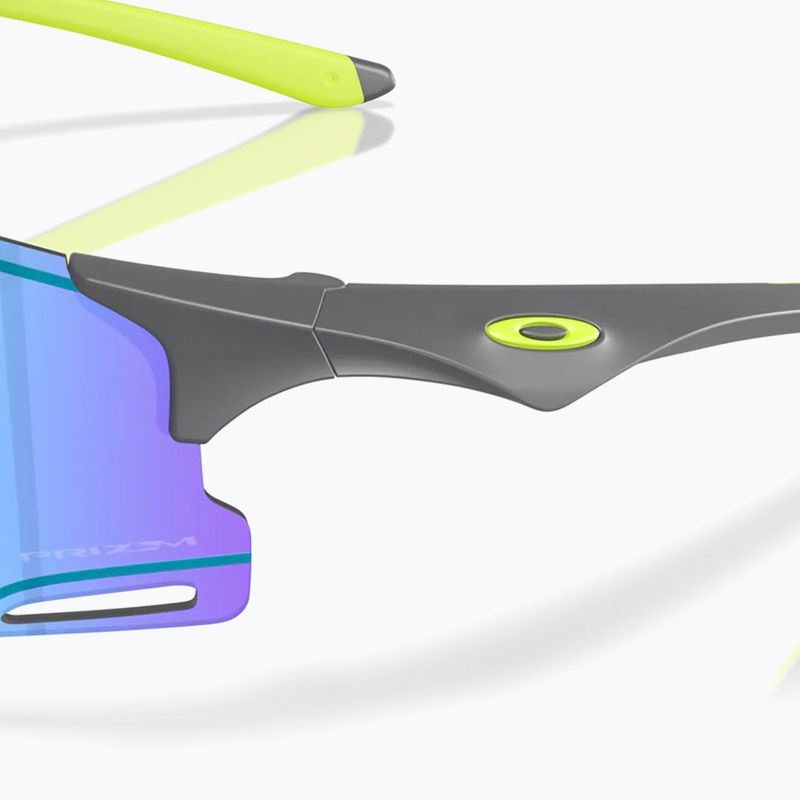 Occhiali da sole Oakley Cybr Zero matte carbon/prizm sapphire with uranium ink 6