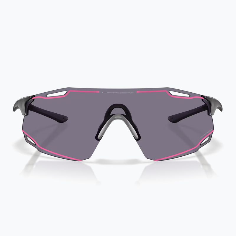 Occhiali da sole Oakley Cybr Dyno matte grey smoke/prizm grey with pink ink 2