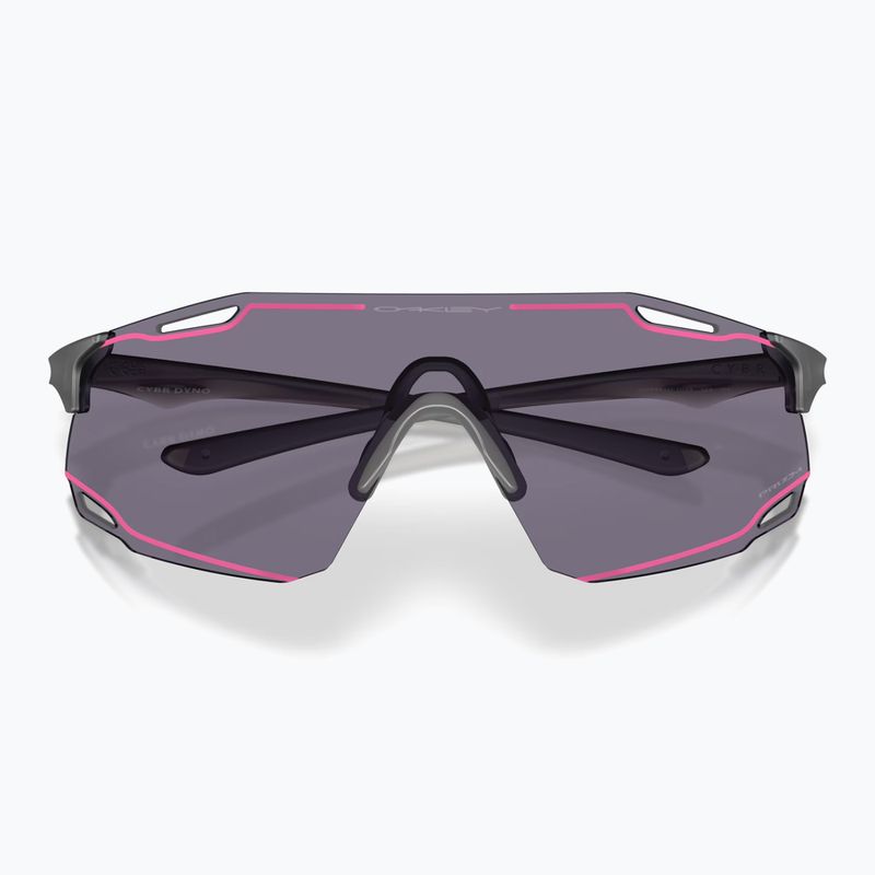 Occhiali da sole Oakley Cybr Dyno matte grey smoke/prizm grey with pink ink 3