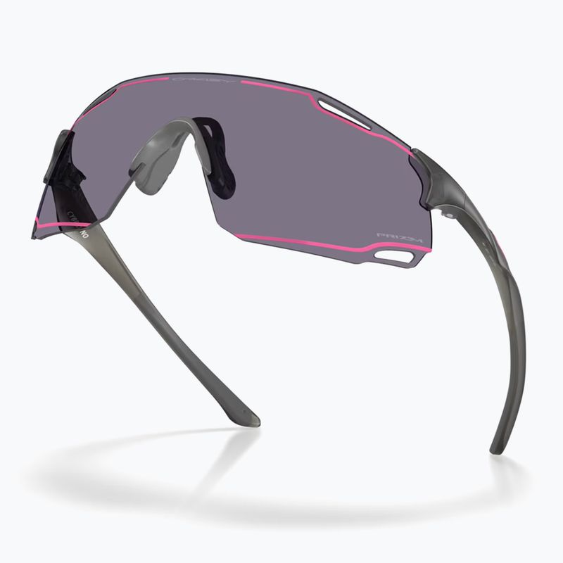 Occhiali da sole Oakley Cybr Dyno matte grey smoke/prizm grey with pink ink 4
