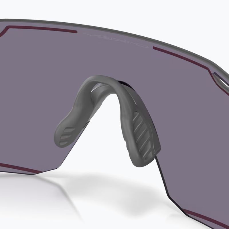 Occhiali da sole Oakley Cybr Dyno matte grey smoke/prizm grey with pink ink 7