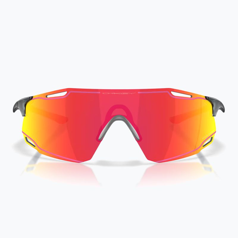 Occhiali da sole Oakley Cybr Dyno matte crystal black/prizm ruby with pink ink 2
