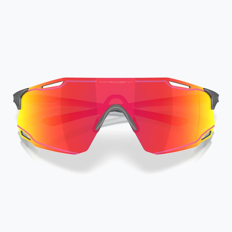 Occhiali da sole Oakley Cybr Dyno matte crystal black/prizm ruby with pink ink 3