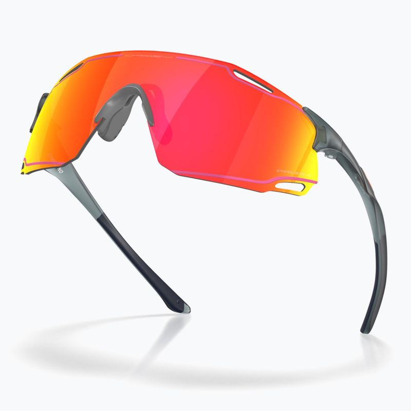 Occhiali da sole Oakley Cybr Dyno matte crystal black/prizm ruby with pink ink 4