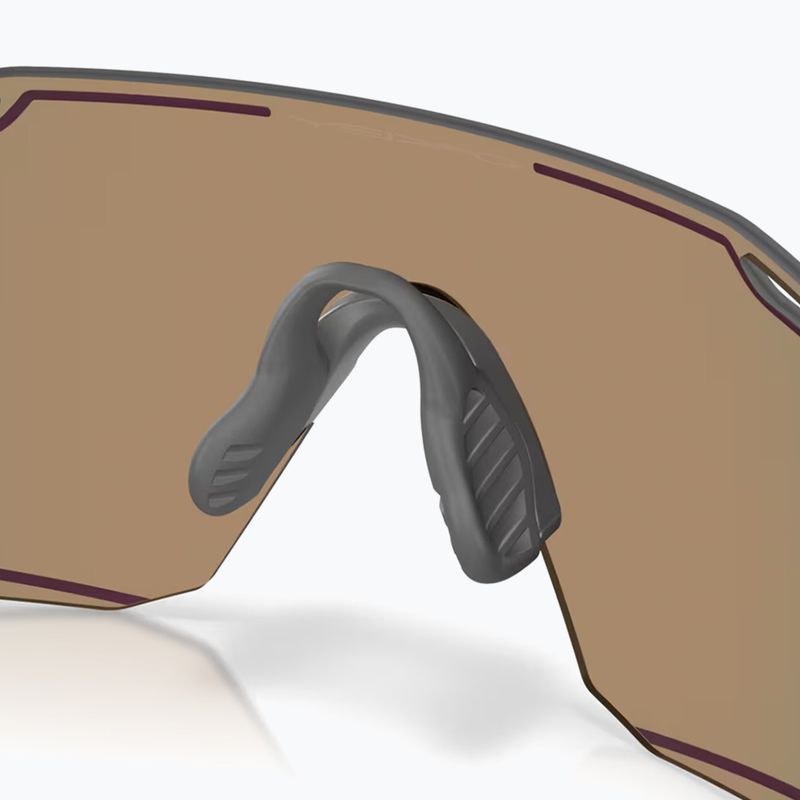 Occhiali da sole Oakley Cybr Dyno matte crystal black/prizm ruby with pink ink 7