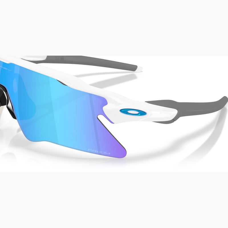 Occhiali da sole Oakley Radar EV Heater polished white/prizm sapphire 6