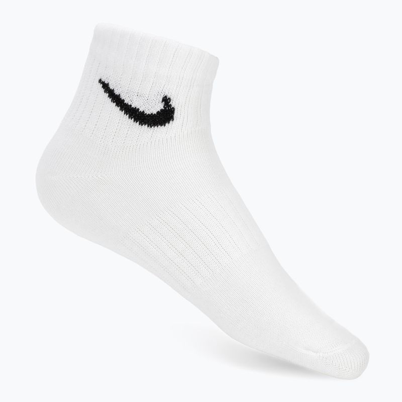 Calzini Nike Everyday Lightweight Ankle 3 pairs white/black 2