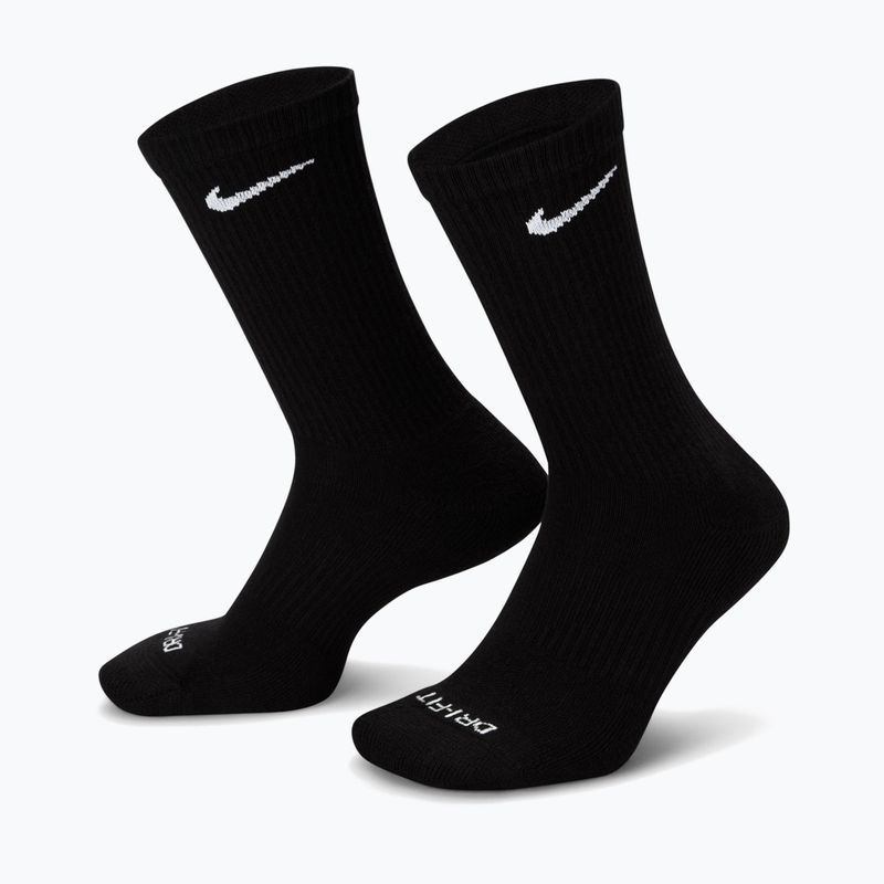Calzini Nike Everyday Plus Cushioned 3 paia black/white 3