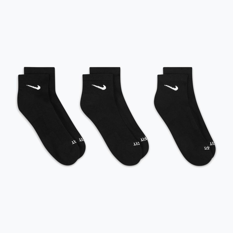 Calzini Nike Everyday Plus Cushioned Ankle 3 paia black/white 4