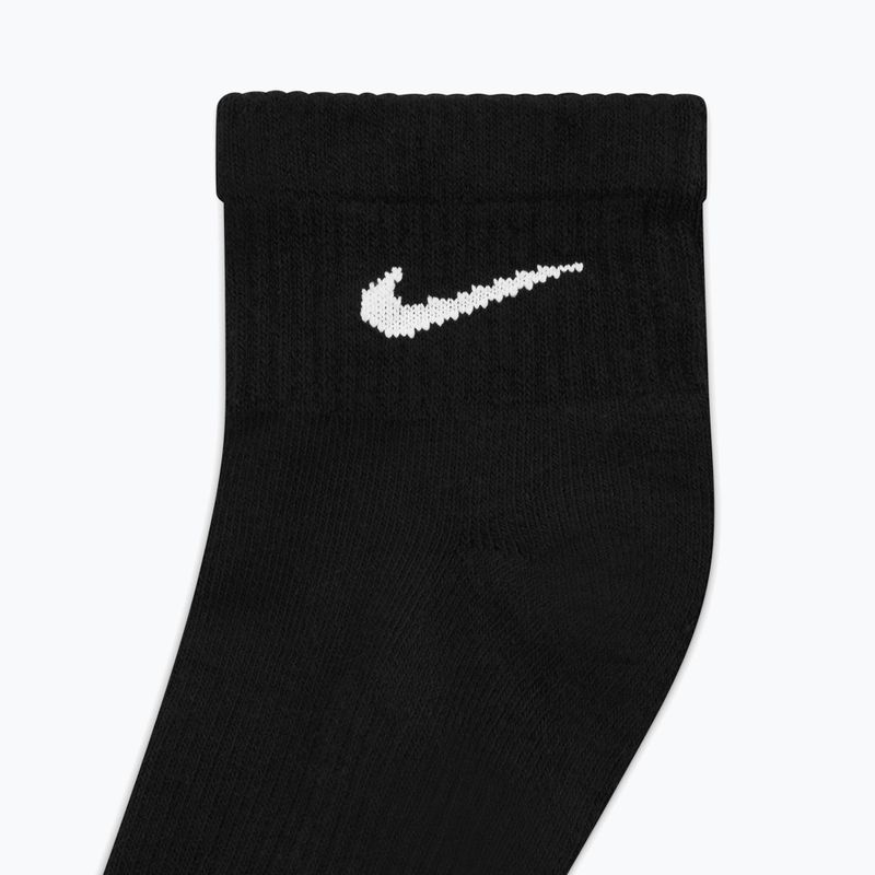 Calzini Nike Everyday Plus Cushioned Ankle 3 paia black/white 5