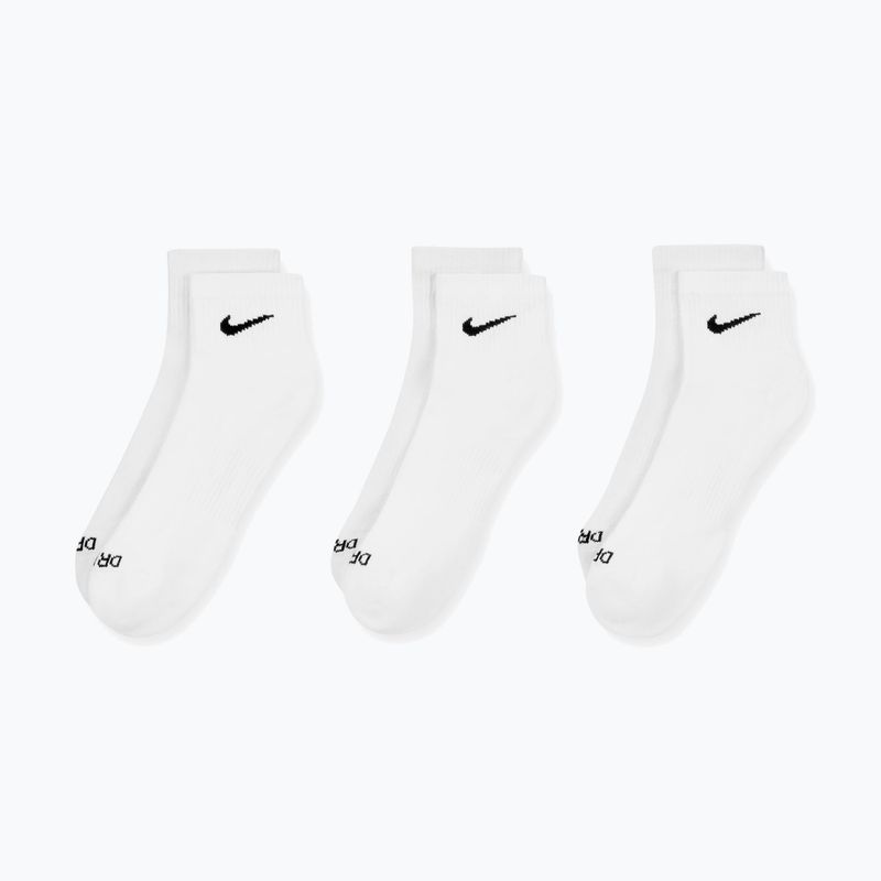 Calzini Nike Everyday Plus Cushioned Ankle 3 paia white/black